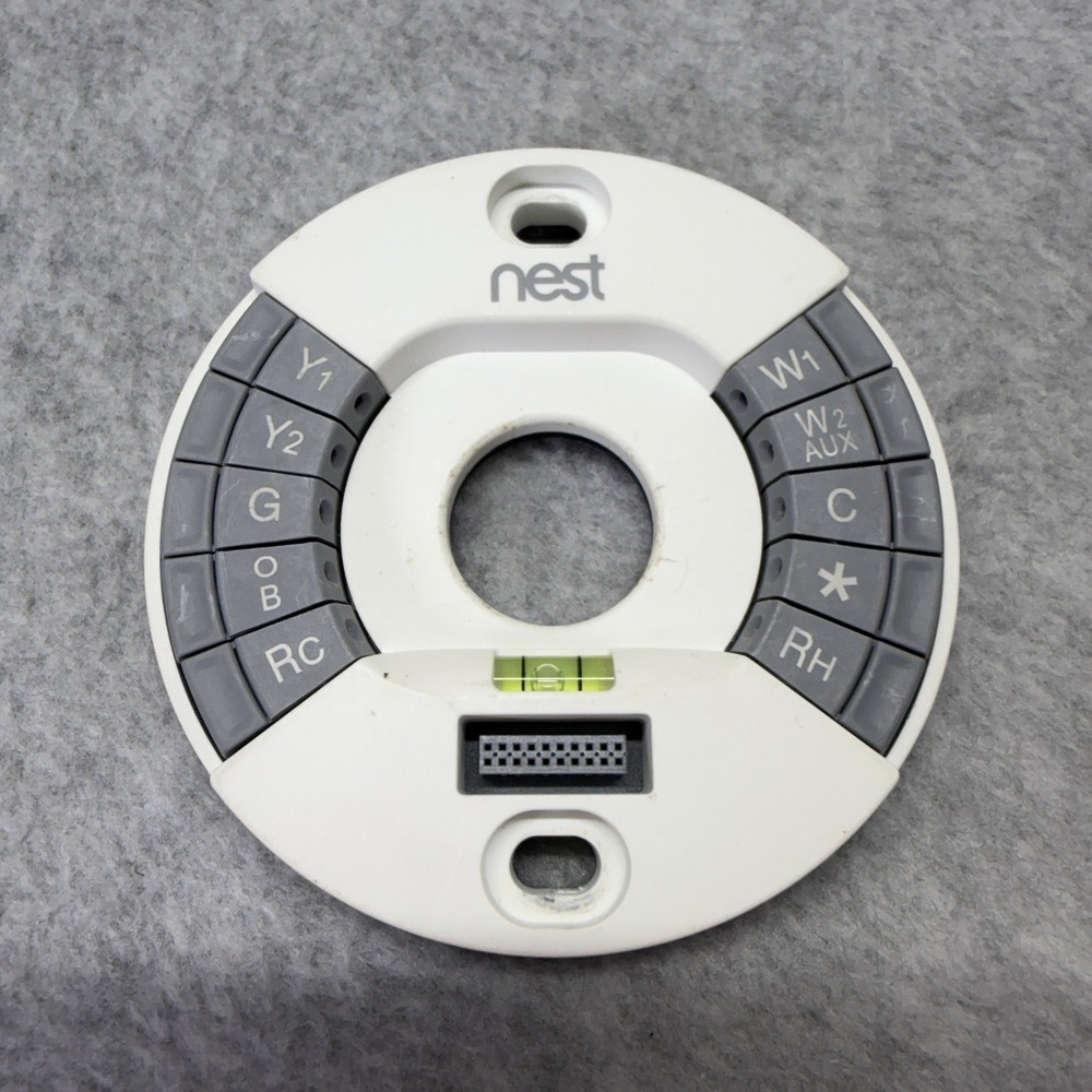 Google Nest 2nd Gen BASE ONLY Learning Thermostat Wiring Mount Terminal 02A